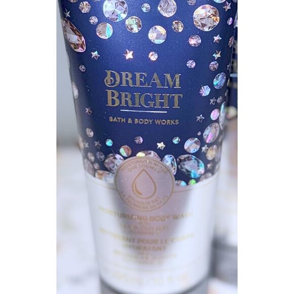 Bath & Body Works 10 fl oz Dream Bright Moisturizing Body Wash Creamy Lather x3 - Picture 3 of 5